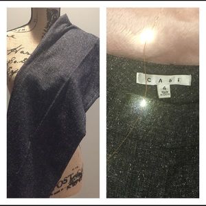 Cabi sz 4 Black pants with white speckles